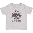 thumbnail image 3 of Inktastic My Great Auntie Loves Me Girls Hearts Girls Baby T-Shirt, 3 of 5