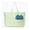 Green and White, variant on Hvmvliv Stripe Beach Tote Bag with Pockets,Large Canvas Shoulder Bag Pool Bag with Reinforced Handles,Water-Resistant for Phone,Water Bottle,Size:16.5X14.2in Pink