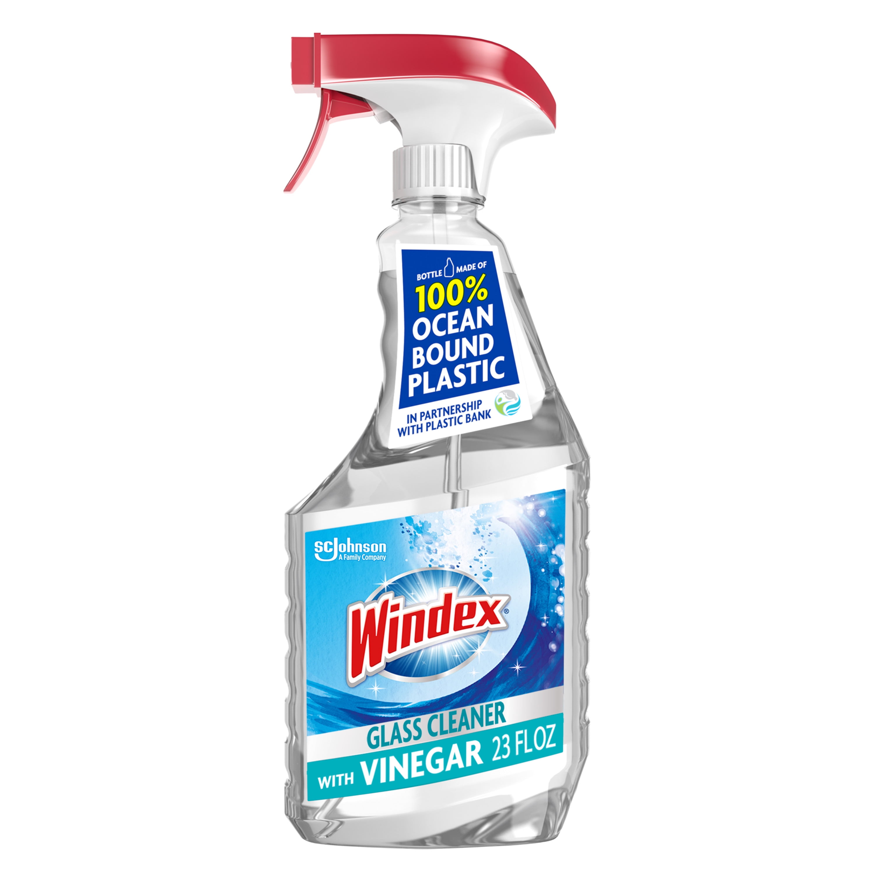 Windex with Vinegar Glass Cleaner, Spray Bottle, 23 fl oz - 