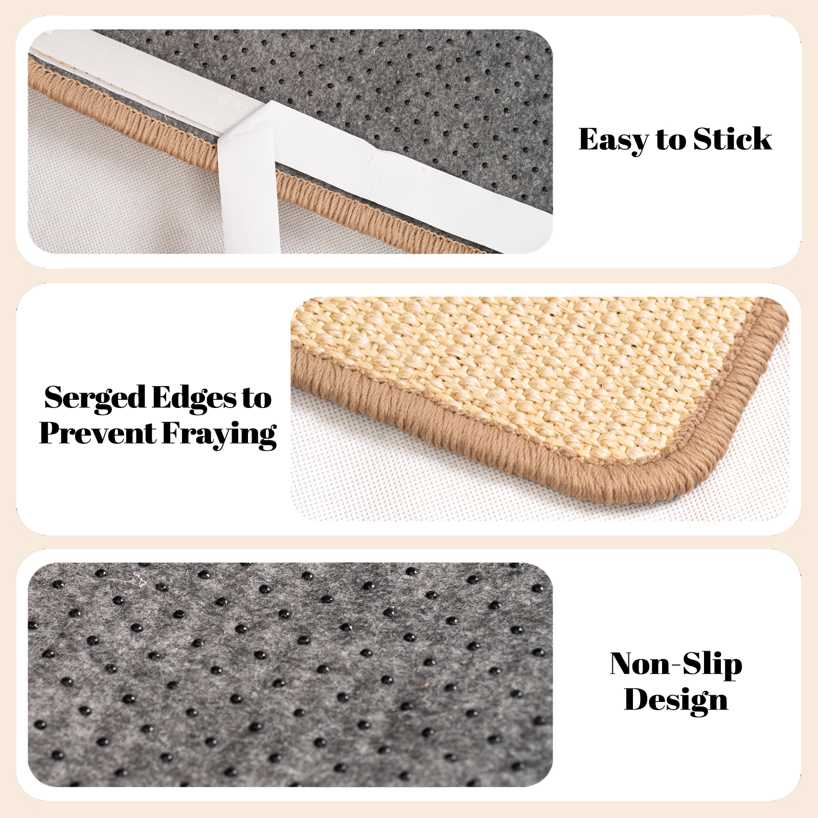 CheerPals Cat Scratcher Mat, 23.6 x 15.7" Sisal photo 5