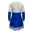 thumbnail image 5 of Lilgiuy Women Casual Dress Christmas Printed O-Neck Pleated Skirt Long Sleeve Dress, 5 of 5