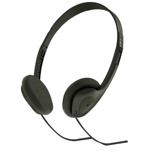 Retro Wired Headphones with MP3 Support, 3.5mm Jack, Adjustable Headband & Noise-Reduction Ear Cushions