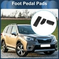 thumbnail image 2 of Unique Bargains 3 Pcs Automatic Foot Pedal Pads Foot Accelerator Pedal Covers for Subaru Forester 2019-2021 Stainless Steel Black, 2 of 6