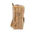 thumbnail image 3 of Picnic Time Corsica Grande Wine & Cheese Basket Backpack, Beige Canvas, 3 of 5