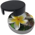 thumbnail image 3 of Hawaiian Flower PU Leather s,Round Drinks Pads with Holder Set, Cups Mugs Mats For Home and Kitchenï&Frac14;ˆ6PCSï&Frac14;‰, 3 of 4