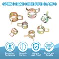 thumbnail image 4 of Uxcell Spring Band Hose Clamps for OD Hose, Silicone Vacuum Constant Tension Clips 13.5-14.2mm, 4 of 7