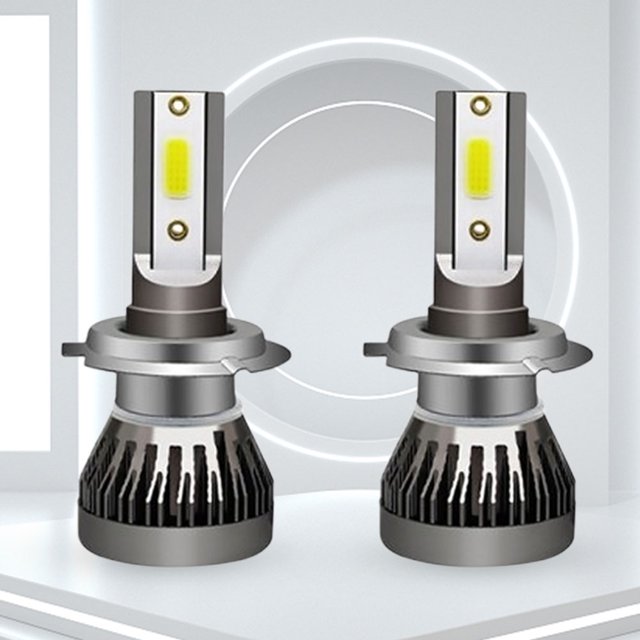 2 faros antiniebla automáticos 6000LM LED antiniebla IP68 resistente al agua 6000 K 36 W (H7)
