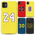 thumbnail image 2 of Étuis de téléphone en silicone Lucky Basketball Clothing Number, iPhone 13, 12, 11, Pro, Max, Poly, X, XS, MAX, 7, 8, 6S, Plus, SE, dehors Cover, 2020 qiuyongming unisex, 2 of 2