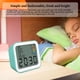 thumbnail image 5 of Niños Estudiante Reloj despertador Mesita de noche LCD Reloj electrónico silencioso digital con pantalla de retroiluminación de temperatura Eigraketly HA001287-01B, 5 of 6