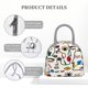 thumbnail image 4 of Balery Aabstract Eyes Bolsa de Almuerzo para Mujeres, Caja de Almuerzo, Bolsa de Almuerzo Pequeña Impermeable, Tote de Almuerzo Reutilizable con Gran Capacidad, 4 of 6
