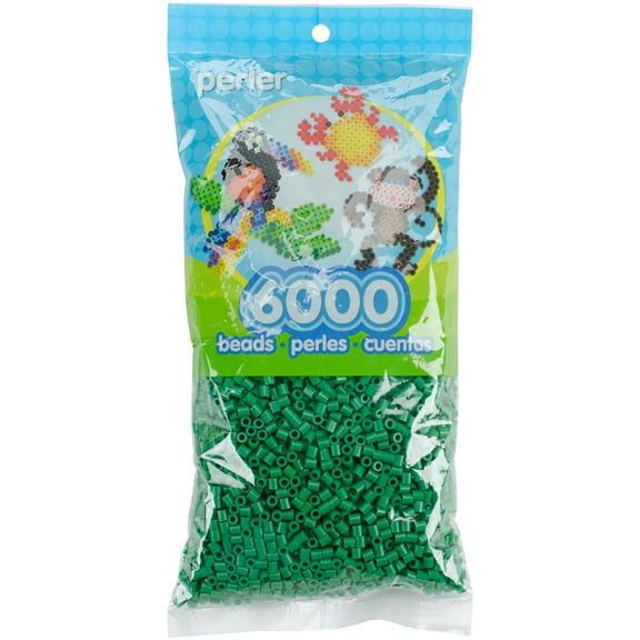 Perler Fused Bead Pkg 6000pc Dark Green