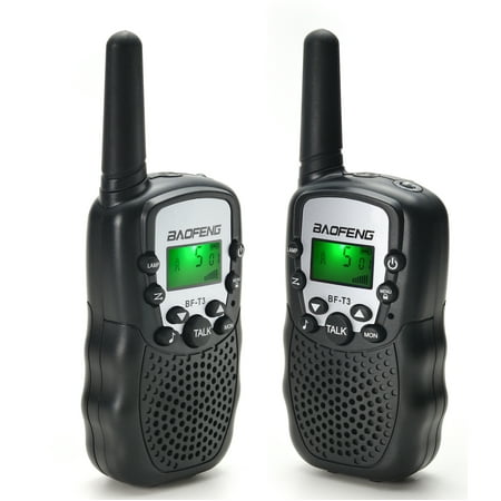 Baofeng Gt 1 Baofeng Walkie Talkies 22 Channels 2 Way Radio 3 Miles (Up to 5 Miles) FRS/GMRS Toy for Kids 2 Pack ()