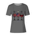 thumbnail image 4 of Simua Womens Summer Casual Short Sleeve Tops Patriotic T-Shirt 4th of July Shirt Fashion Printed Shirt, 4 of 4