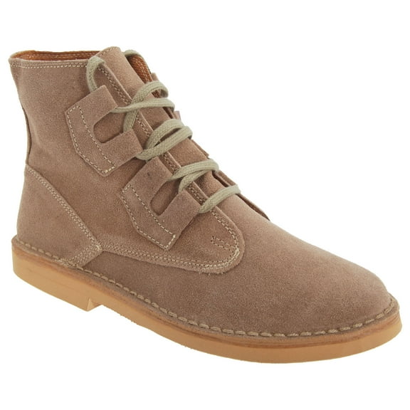 Roamers Mens Ghillie Tie Real Suede Desert Boots