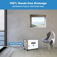 thumbnail image 4 of Hetoy 180 Pints Commercial Dehumidifier for Crawl Spaces - Dehumidifier with Drain Hose, Auto Defrost, and Memory Starting for Basements and Large Areas, 4 of 8