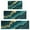 Teal Gold Marble, variant on Teal Gold Marble Pattern Kitchen Rugs Sets Of 3,Kitchen Runner Rugs Non Skid Washable,Decorative Kitchen Floor Mats for Kitchen,Sink,Laundry,17"x30"+ 17"x47" + 17"x59"