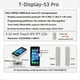 thumbnail image 4 of Placa de Desarrollo T-Display-S3-Pro ESP32-S3, Módulo de Desarrollo LCD Táctil de 2,33 Pulgadas, Wi-Fi 802.11 BLE 5+BT Mesh A, 4 of 5
