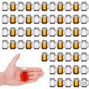 12 pcs mini mason jar with handles,1.7oz/50ml,premium shot glasses with leakproof lids for drink,dessert,condiments,jams,candle,craft (12)