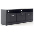 thumbnail image 3 of Klair Living Holland Engineered Wood TV Stand for TVs up to 63" in Dark Gray, 3 of 4