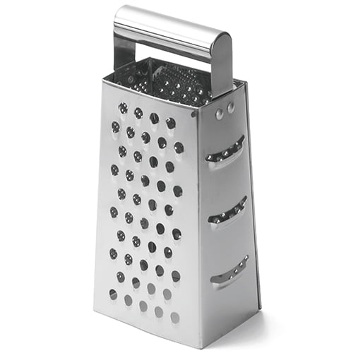 FREE SHIPPING 9" x 4" Four Sided Stainless Steel Grater 