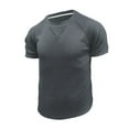 thumbnail image 3 of Chbgutlmr Crewneck Shirts for Men Short Sleeve Fitted T-Shirts Casual Fitted Summer Comfy Dailywear Tops, 3 of 7