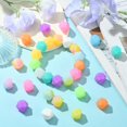 thumbnail image 6 of 50Pcs 14mm Hexagon Silicone Beads Grow in The Dark Luminous Bubblegum Beads for Jewelry Making, 6 of 8