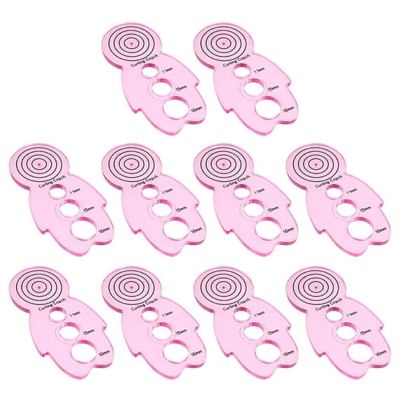 CRAFTHROU 10Pcs Paper Quilling Tool Kit Curling Paper Rolling Holder for Beginners and Enthusiasts in Class