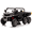 Black 24V, variant on EastVita Kids 24V Ride on Car Large Farm Tractor Dump Truck 6 Wheels with Electric UTV Vehicles with Electric Car Hopper Ride on Toys ,with Lighting, Mp3 ((Green)