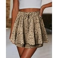thumbnail image 2 of KISSMODA Flowy Shorts for Women Chiffon Ruffle Skorts Mini Skirts for Teen Girls, 2 of 4