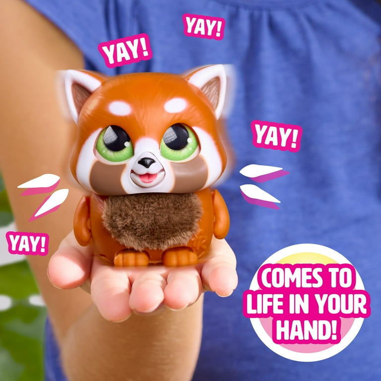 furReal Handfuls Shy the Red Panda, 3.5 inch Interactive Panda
