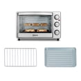thumbnail image 2 of Horno tostador Kitchen Elite de 6 rebanadas con bandeja y estante de acero inoxidable, 2 of 9