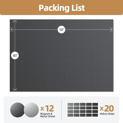 Portable Blackout Window Cover 40 x 58 Inches, Temporary No-Drill Privacy Curtains for Bedroom, Nursery, Travel, and Skylight, Light-Blocking Shades in Black