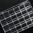thumbnail image 4 of Caja de almacenamiento transparente para decoración de uñas - Contenedor de accesorios de cristal de estrás, 4 of 5