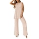 thumbnail image 1 of Conjunto Deportivo PRETTYGARDEN de 2 Piezas para Mujer Beige Talle Grande, 1 of 8