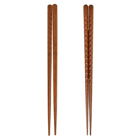 

2 Pairs of Japanese Style Wood Chopsticks Home Use Chopsticks Sushi Chopsticks
