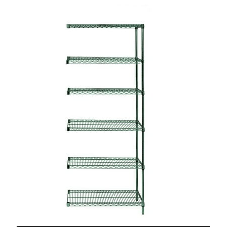 

21 Deep x 72 Wide x 86 High 6 Tier Freezer Add-On Shelving Unit