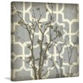 thumbnail image 2 of "Silhouette & Pattern V" Painting Print on Wrapped Canvas, 2 of 7