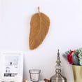 thumbnail image 4 of Nvzi Wall Hanging Hand Woven Tapestry Leaf Feathered Bohemian Decor for Home Kid Room Decorations Leaf Wall Art Eco Friendly Leaf Accessory 6*11inch（Brown）, 4 of 4