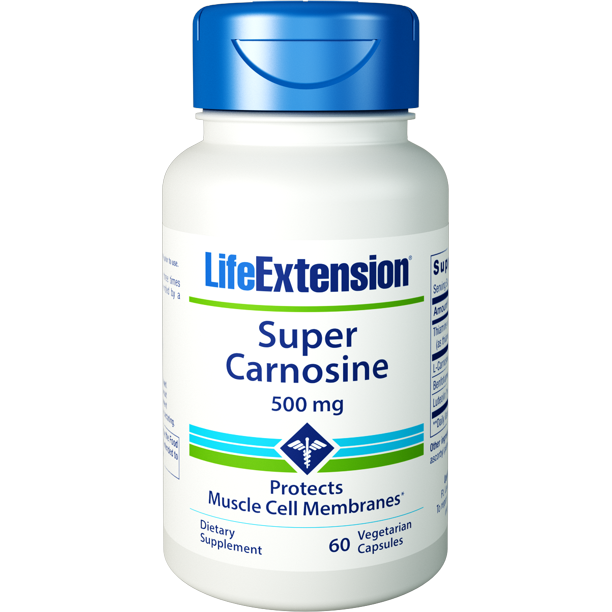 Life Extension Super Carnosine Vegetarian Capsules, 60 Ct