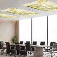 thumbnail image 3 of 1 Pack Summers Lemon Gnomes Fluorescent Light Covers for Ceiling Lights Farm Yellow Fruit Green leaf Gradient Magnetic Ceiling Light Covers Overhead Light Filters for Office Classroom Home, 3 of 9