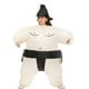 thumbnail image 3 of Traje inflable de sumo japonés para niños y adultos, traje inflable de dibujos animados, ropa de lucha de sumo multicolor, 3 of 5