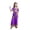 A#Purple266, variant on Byoo Toddler Girls' Princess Dress Solid Traditional Sari-Style Gown with Gold Border Soft Daily Dress for Kids