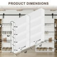 thumbnail image 5 of 42'' x 84'' Wood and Primed Bookshelf Barn Door with Mounting Hardware Kit(Soft Close Inclued), 5 of 9