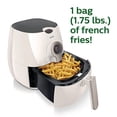 thumbnail image 3 of Philips Kitchen Starfish Technology Air Fryer, 2.75 qt - Air Fryers, White - 75% Less Fat, Cookbook Included, 3 of 5