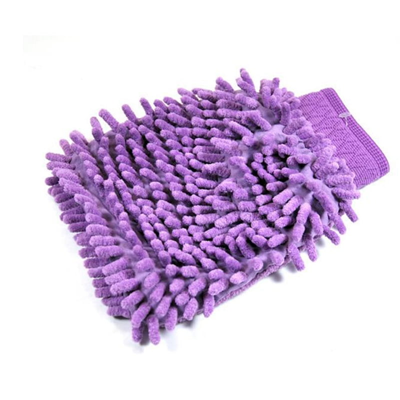 Vehicle Car Window Washing Cleaning Glove Auto Dust Scrub Cleaner Cloth Mitts 