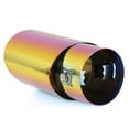 thumbnail image 4 of Silenciador de punta de escape de coche de acero inoxidable recto multicolor quemado Ndcxsfigh Accesorios para autos y motos, 4 of 6