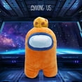 thumbnail image 5 of Among Us Orange Cheese Hat Toy Plush 9", 5 of 5