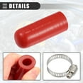 thumbnail image 5 of 1 Set Universal Car Silicone Coolant Cap with Clamp for Coolant Heater Bypass 0.55" 14mm ID, 5 of 6
