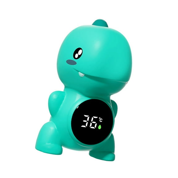 Cartoon Floating Dinosaur Thermometers 3 Color Light Alerts Auto Shutoff Feature For Infant Swimming Pool Safety