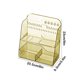 thumbnail image 3 of Organizador Cosmético Giratorio, Caja de Almacenamiento de Escritorio de 360°, Plástico Transparente o Verde, 9x8x3.6in, Joyero con Tapa, Contenedor de Maquillaje Multicapa para Tocador de Baño, 3 of 6